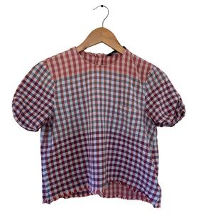 Zara Gingham Red too